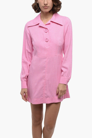 A-Line Dress with Maxi Buttoms
