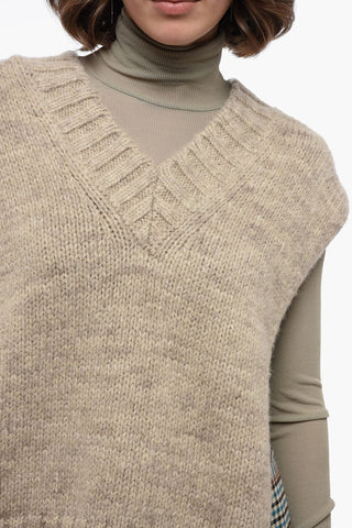 MM4 Stola in Lana Alpaca co Spacchi Laterali