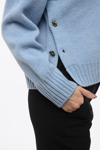 Maglia in Lana Pesante con Bottoni Knot