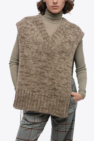 MM4 Stola in Lana Alpaca co Spacchi Laterali