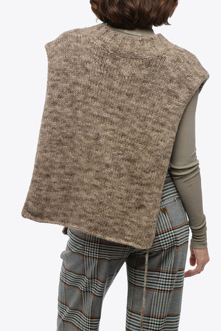 MM4 Stola in Lana Alpaca co Spacchi Laterali