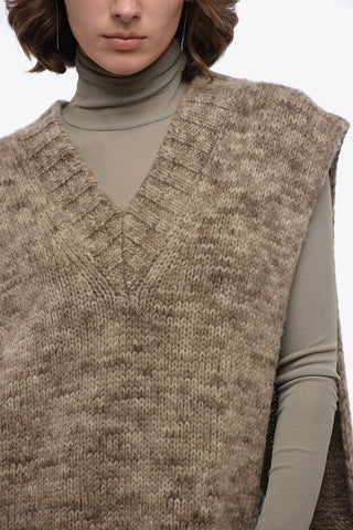 MM4 Stola in Lana Alpaca co Spacchi Laterali