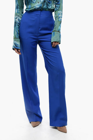 Wool Tailoring Pants with High Waist