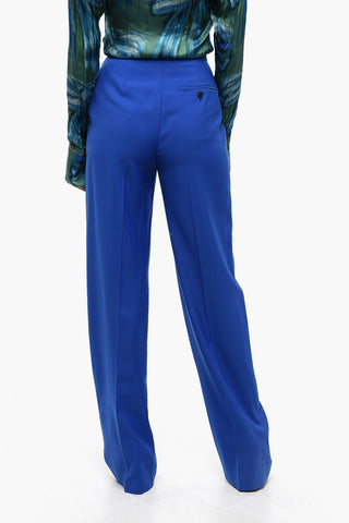 Wool Tailoring Pants with High Waist