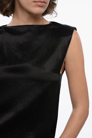 Tanktop Straight Fit aus Satin