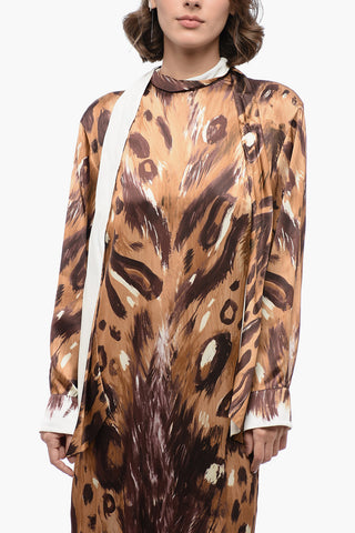 Viscose Over Dress with Self-tie Detail