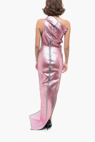 LUXOR Sequined ATHENA Denim Sheath Dress