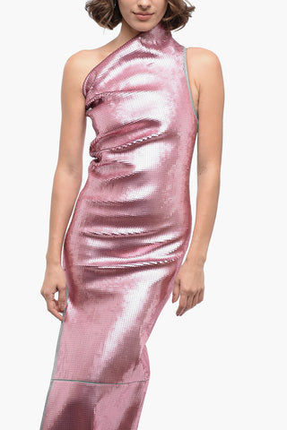 LUXOR Sequined ATHENA Denim Sheath Dress