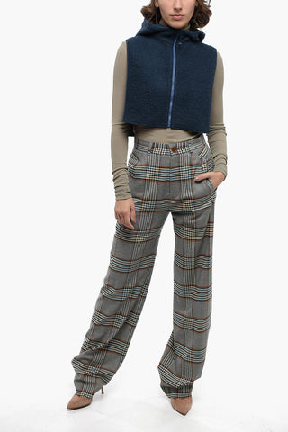 Wool Hooded TIGLIO Vest with Frontal Zip