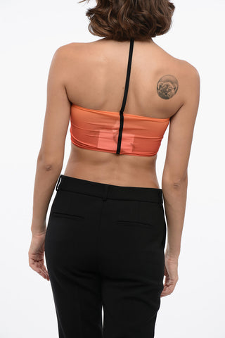 Gradient Effect Bandeau Crop Top