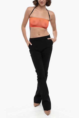Gradient Effect Bandeau Crop Top