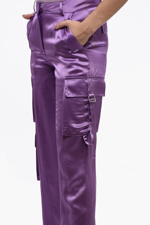 Satin Cargo Pants ANDRE'
