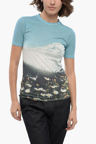 Tech Cotton Crewneck T-Shirt ALPS