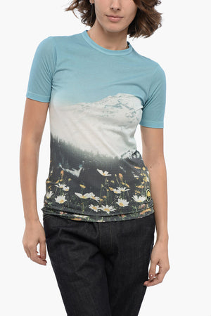 Tech Cotton Crewneck T-Shirt ALPS