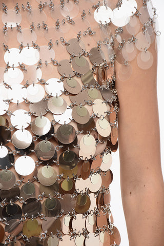 Sequined Mini Dress with Cap Sleeves