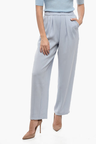 EMPORIO Relaxed-Fit Pants with Dreapped Detailing