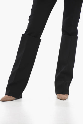 스트레치 울 팬츠 HOLIDAY 턴업 디테일