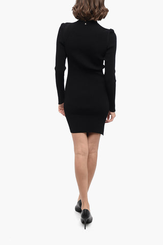 Vestito a Coste con Dettaglio Cut Out