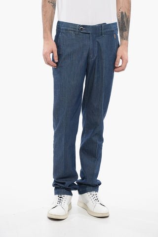 ID Denim-effect Cotton Pants