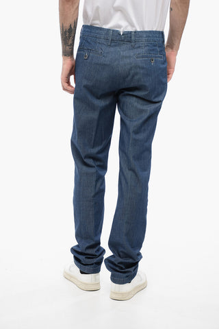 ID Denim-effect Cotton Pants