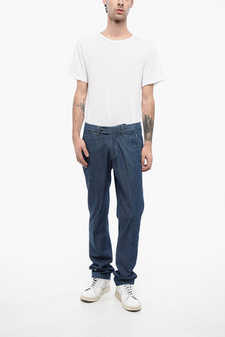 ID Denim-effect Cotton Pants