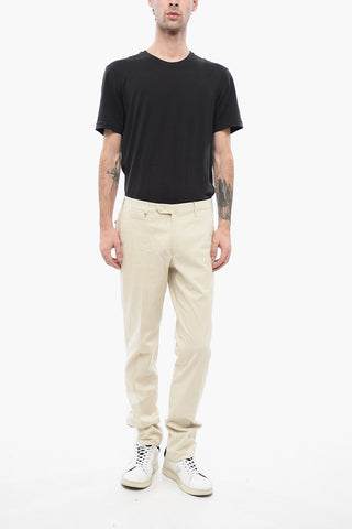 Pantaloni in Misto Cotone LEADER con Tasche a Zip