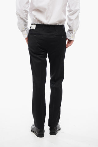 Extrafine Virgin Wool LEADER Pants with Belt Loops
