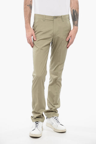 ID Pure Linen Chino Pants with Belt Loops