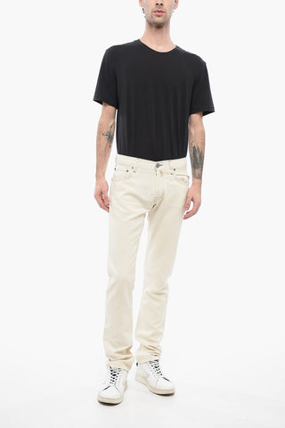 ID LUXURY DENIM Embroidered Ton-sur-ton Jeans