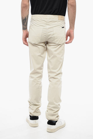 ID Cotton Pants with Suede Patch