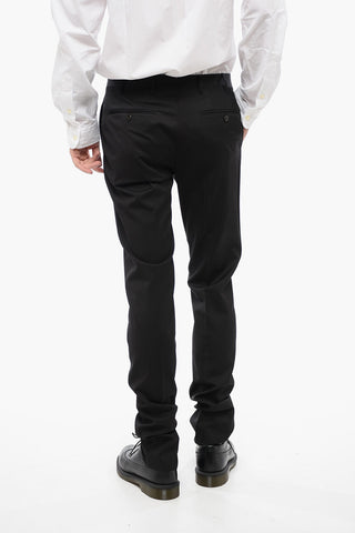 Virgin Wool ACADEMY Pants with Belt Loops
