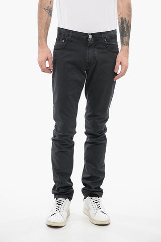 ID LUXURY DENIM Ton-sur-ton Embroidered Denims