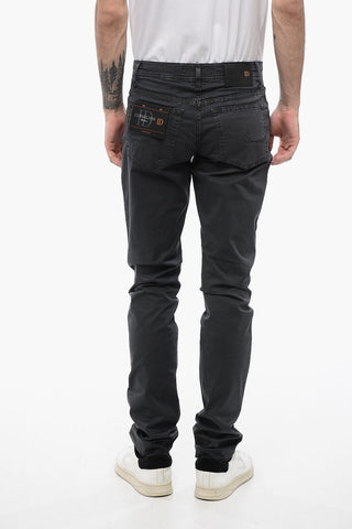ID LUXURY DENIM Ton-sur-ton Embroidered Denims