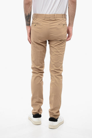 ID Pantaloni Chino in Cotone Stretch con Passanti