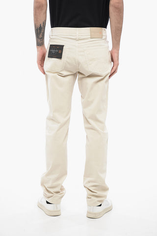 ID Stretch Cotton 5-Pocket Trousers LAZISE with Belt Loops