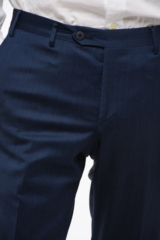 Wool Blend ACADEMY Pants with Belt Loops