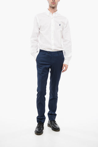 Wool Blend ACADEMY Pants with Belt Loops
