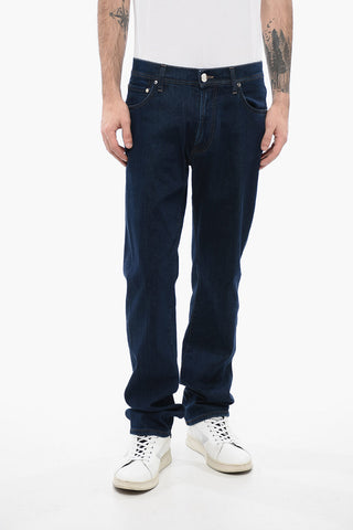 ID LUXURY DENIM Dark-washed Denims with Contrasting Embroidery