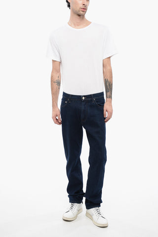 ID LUXURY DENIM Dark-washed Denims with Contrasting Embroidery