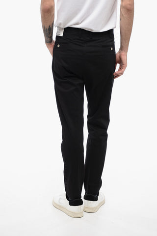 TREND Cotton Single Pleat Pants with Hidden Closure