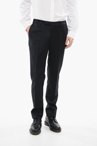 BI ELASTIC 4-Pocketed Extrafine Virgin Wool Pants