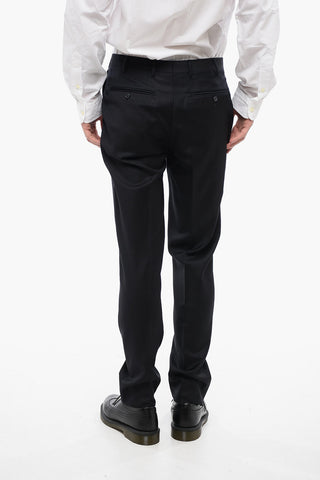 BI ELASTIC 4-Pocketed Extrafine Virgin Wool Pants