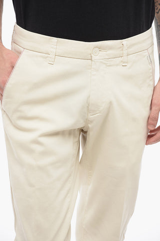 ID Pantaloni Chino con Motivo Hopsack