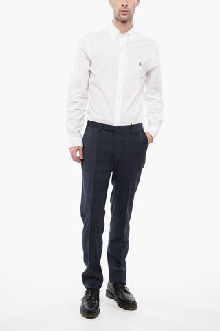 CC COLLECTION Virgin Wool 4-Pocket Trousers District Check