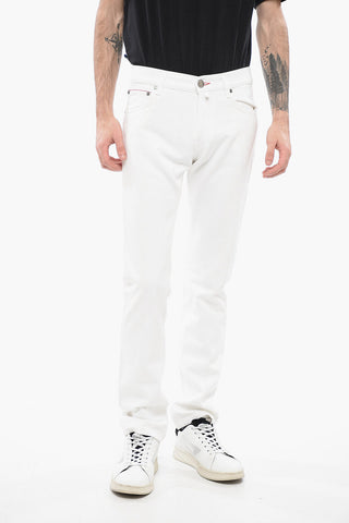 ID LUXURY DEIM Jeans con Cuciture a Contrasto