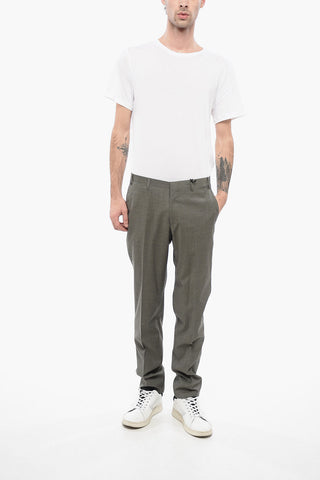 CC COLLECTION Schurwollhosen RESET Kariert