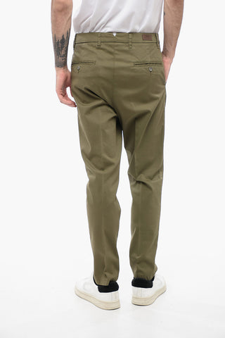CC COLLECTION Stretch Cotton Chison Pants with Belt Loops