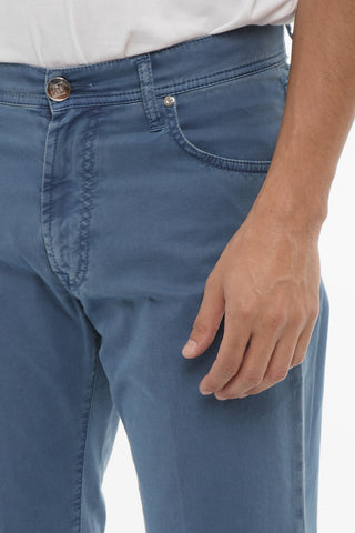 ID Jeans con Ricamo Ton-sur-ton