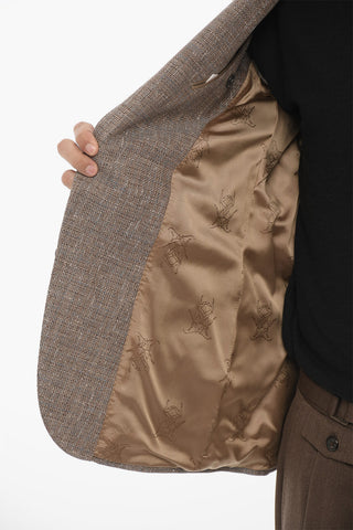 CC COLLECTION Giacca in Misto lino RESET Con Due Spacchi e Tasche a Toppa