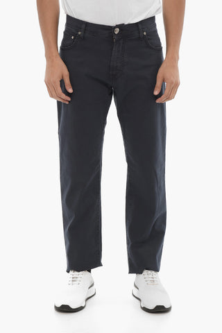 ID Stretch Cotton 5-Pockets Pants